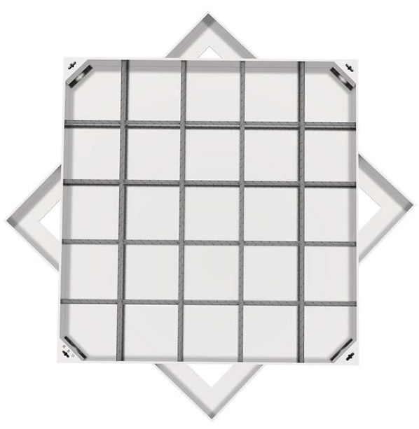 文安不锈钢方井展示